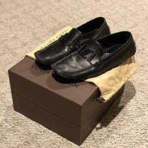 Louis Vuitton black loafers